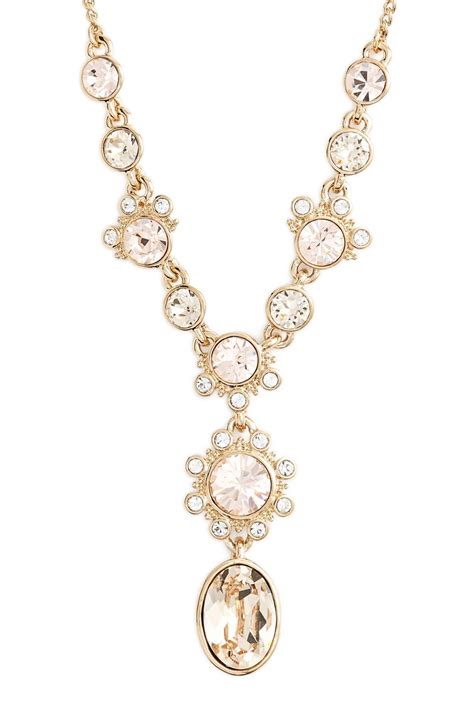 nordstrom givenchy pave crystal y necklace|Givenchy jewelry for women.